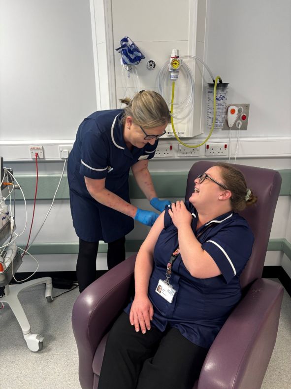 Melissa G Flu Jab.jpg