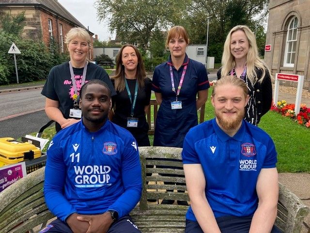 Carlisle United team up with local NHS to encourage people to get their flu vaccination